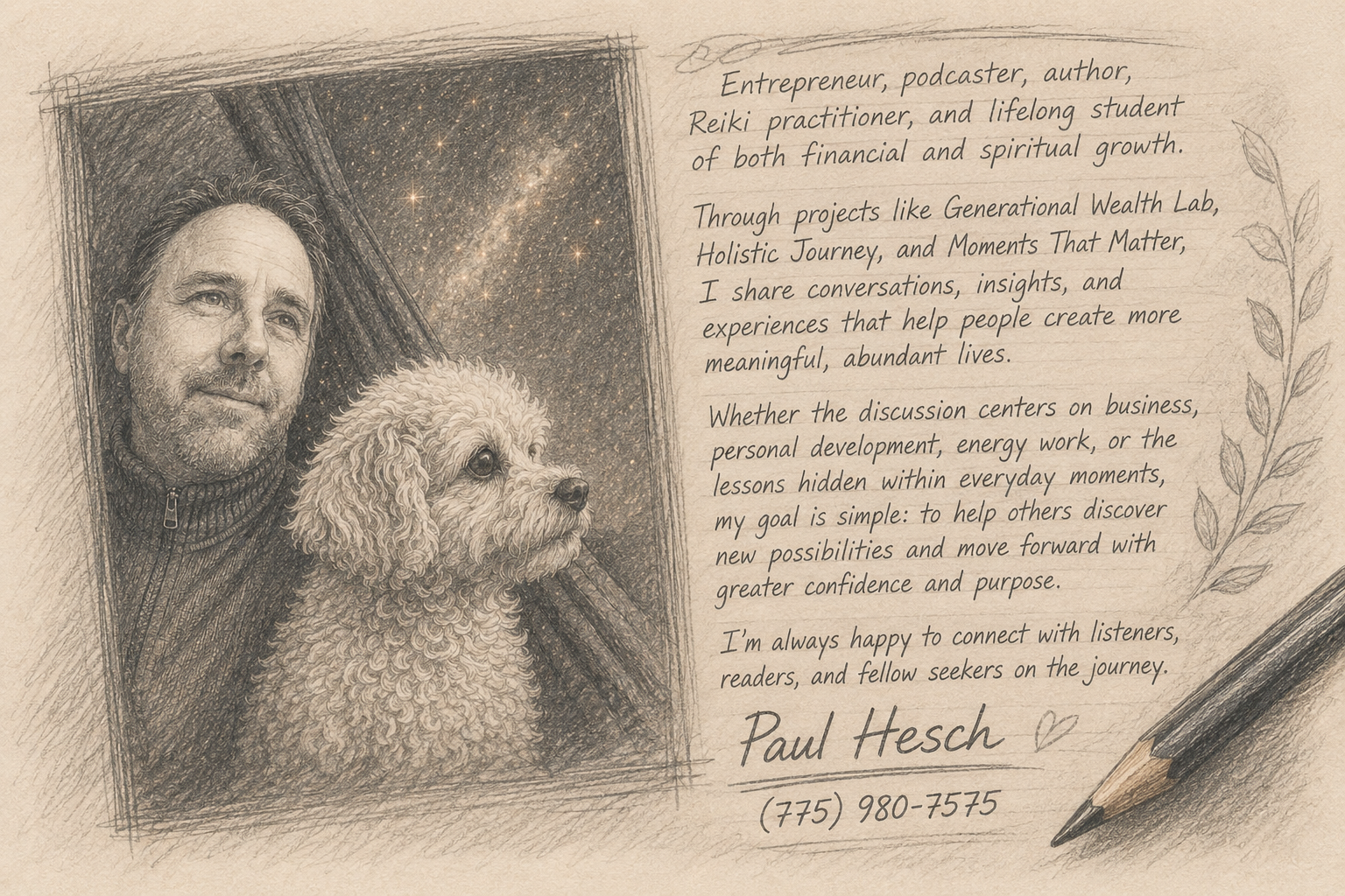 Paul Hesch — Entrepreneur, Podcaster, Author, Reiki Practitioner