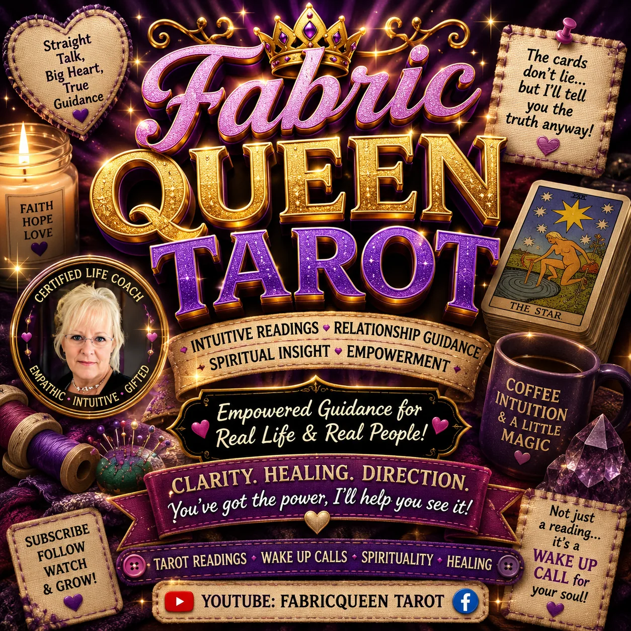 Fabric Queen Tarot