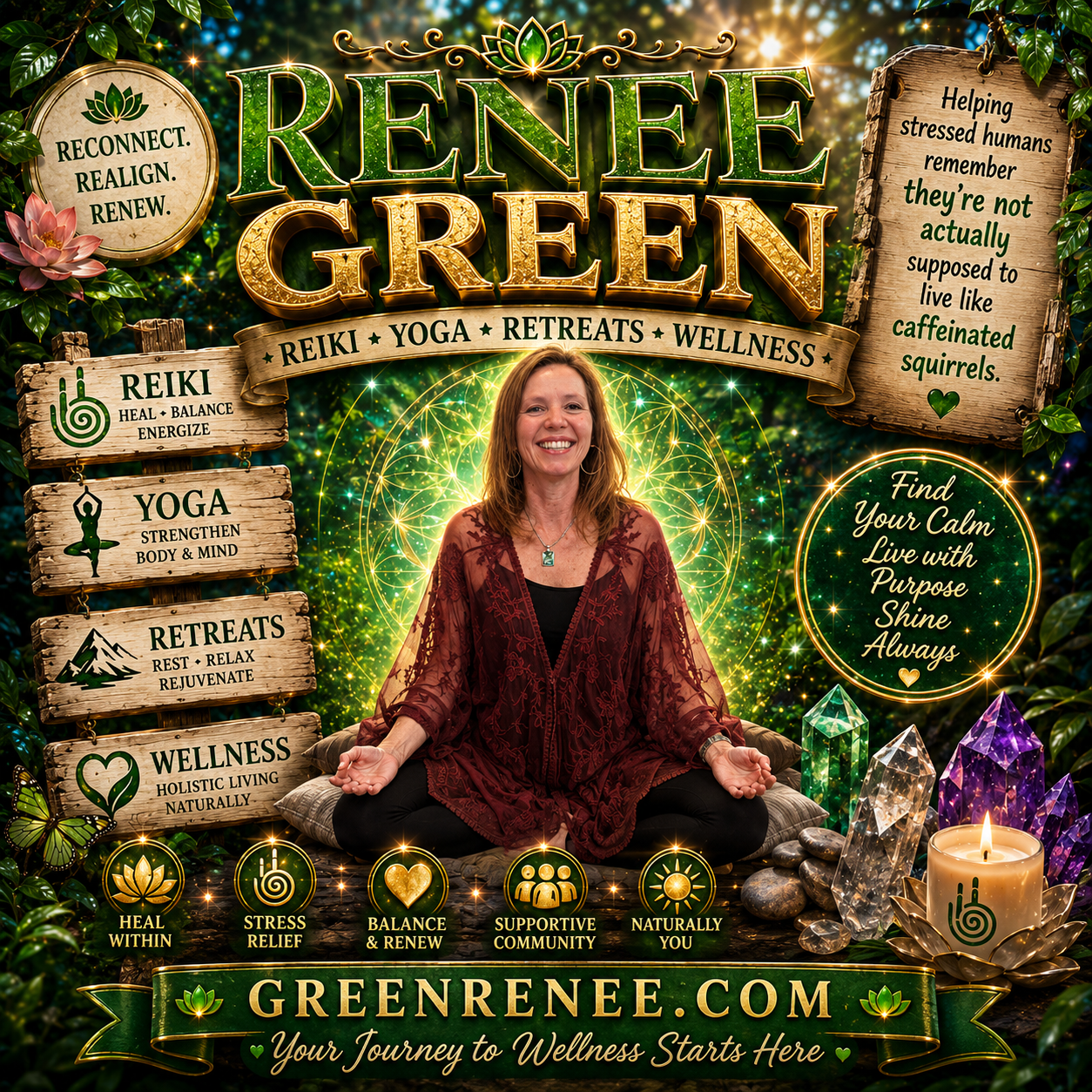 Renee Green — Reiki Yoga Retreats Wellness