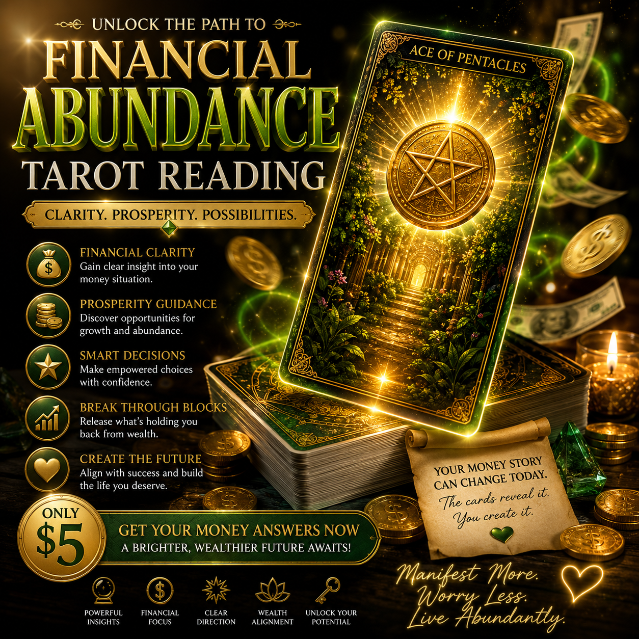 Financial Abundance Tarot Reading