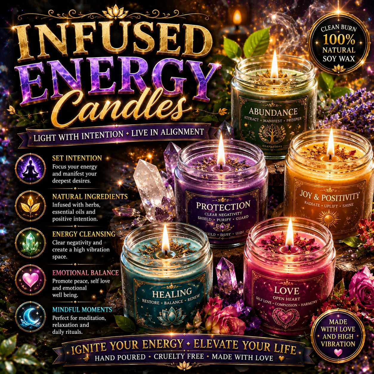 Spiritual Energy Candles