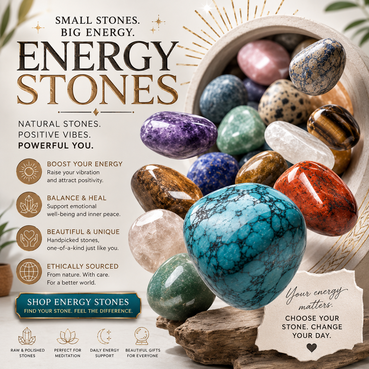 Energy Stones on Amazon